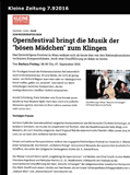 Kleine Zeitung 7.9.2016